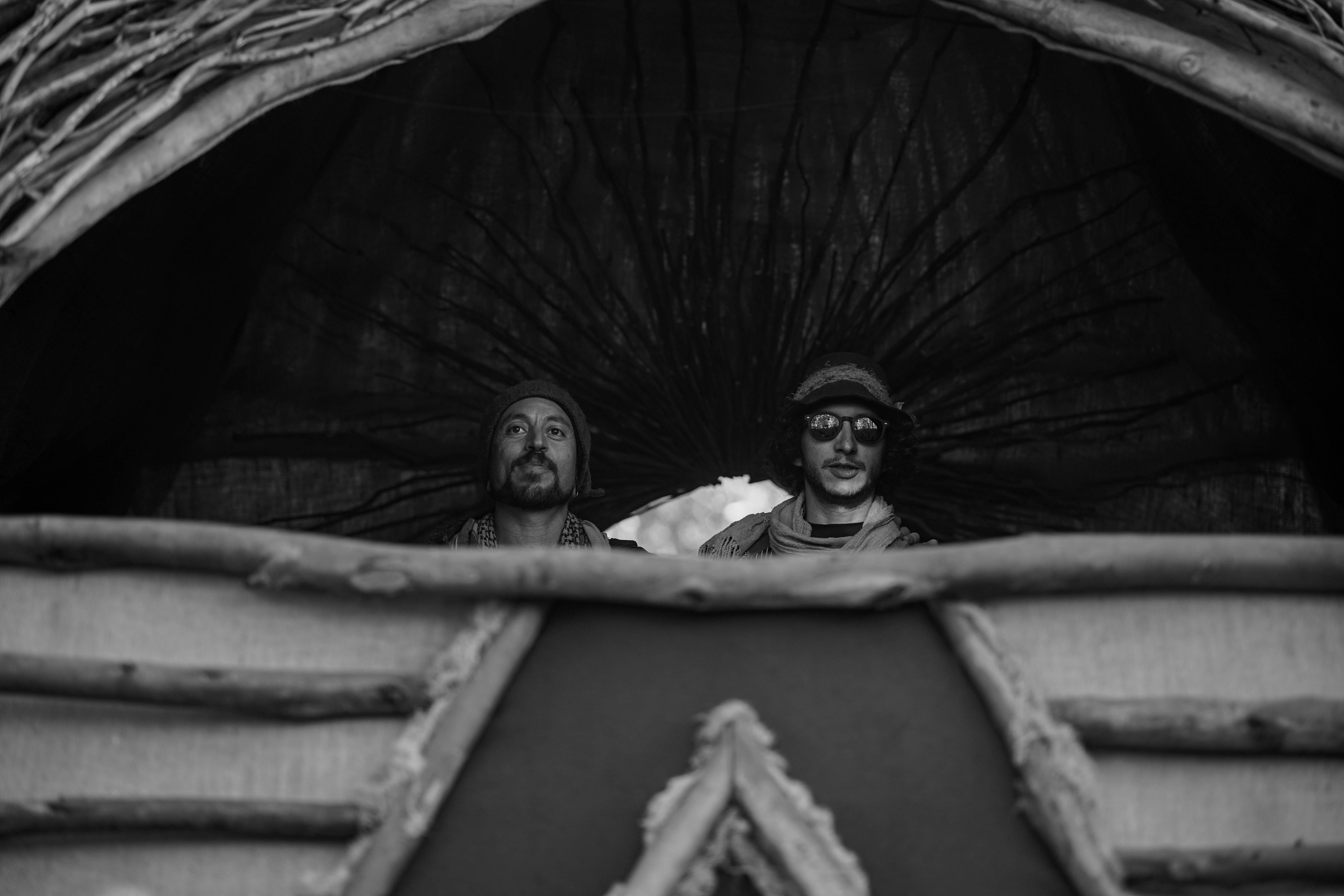 Atmospheric crowd shot during Akuandub set