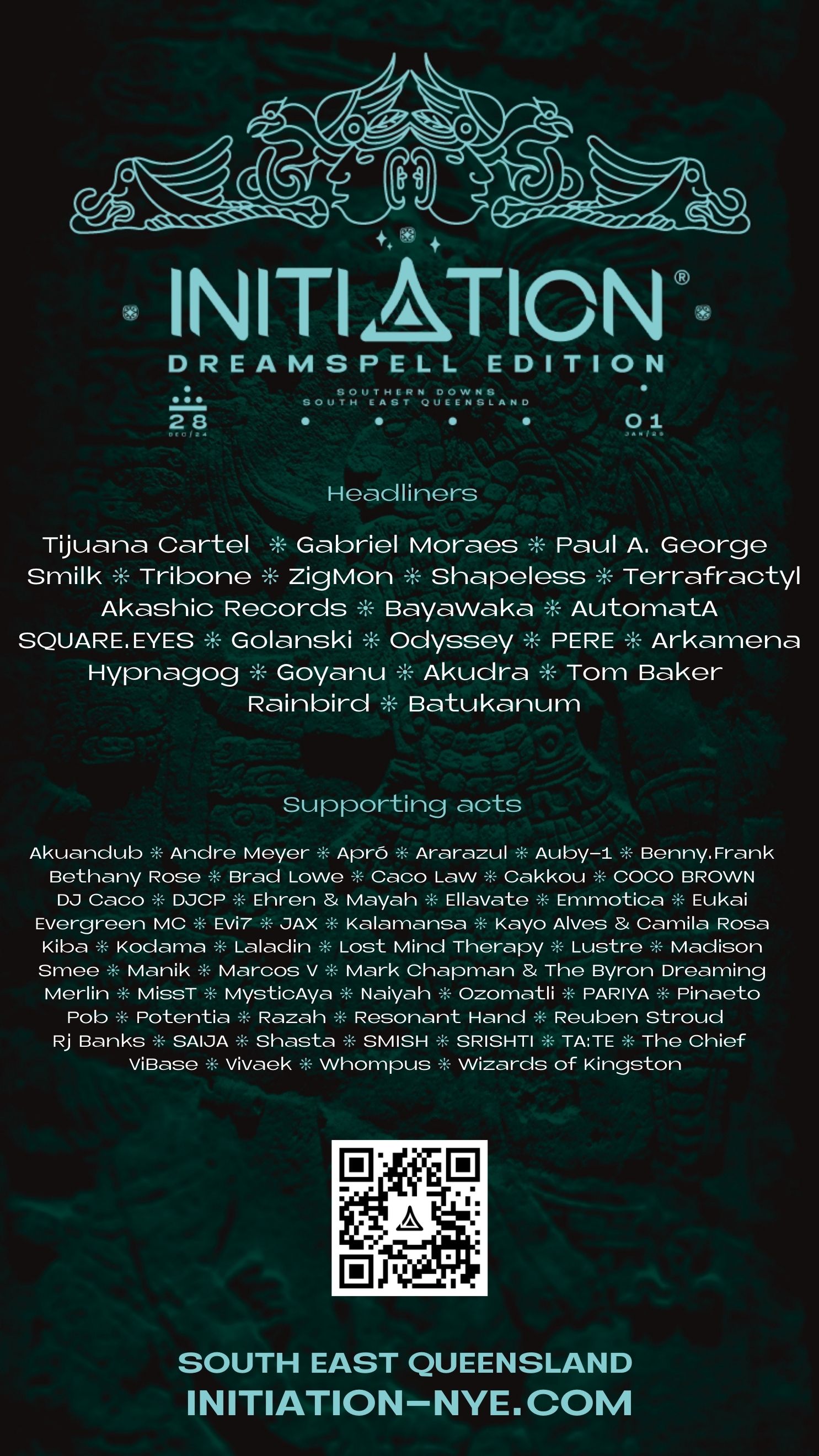 Cartaz INITIATION Dreamspell Edition